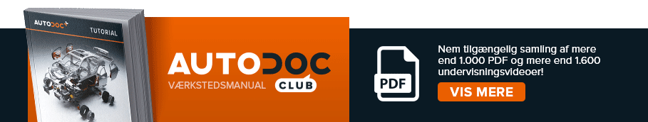 AUTODOC CLUB: Nem tilgængelig samling af mere end 1.000 PDF og mere end 1.600 undervisningsvideoer!