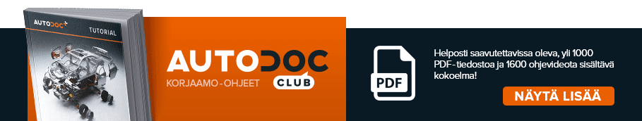 AUTODOC CLUB: Helposti saavutettavissa oleva, yli 1000 PDF-tiedostoa ja 1600 ohjevideota sisältävä kokoelma!