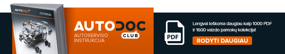 AUTODOC CLUB: Lengvai ieškoma daugiau kaip 1000 PDF ir 1600 vaizdo pamokų kolekcija!