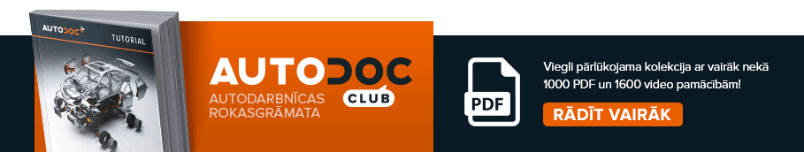 AUTODOC CLUB: Viegli pārlūkojama kolekcija ar vairāk nekā 1000 PDF un 1600 video pamācībām!
