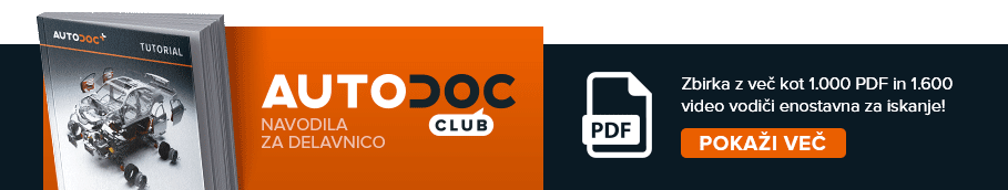 AUTODOC CLUB: Zbirka z več kot 1.000 PDF in video vodiči enostavna za iskanje!