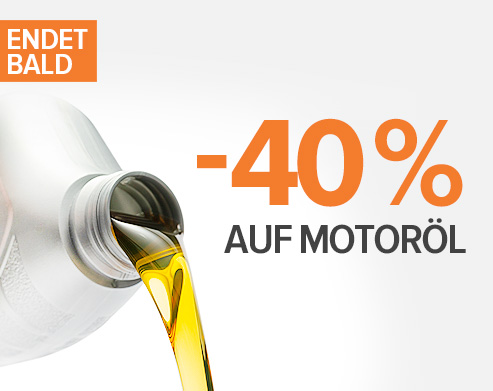 Endet bald: -40 % Motoröl! Jetzt shoppen!