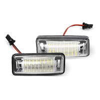 AAGOOD 2pcs Motociclo LED Viti Auto Luce Targa Sostituzione della Lampadina LED Bianco per Accessori Auto Camion Moto 