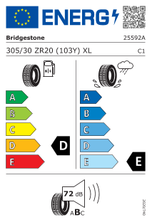 305/30 ZR20 (103Y) XL EVc, L
