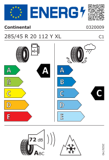 285/45 R20 112Y XL EVc