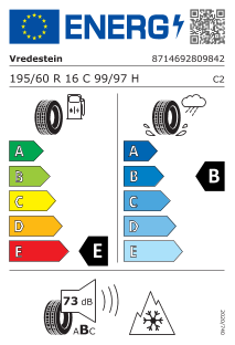 195/60 R16C 99/97H