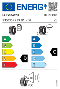 235/35 R19 91Y XL