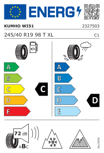 245/40 R19 98T XL, Nordic compound