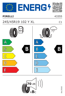 245/45-19XL Pirelli P-zero(PZ4) R/F (MOE) 102Y ROF