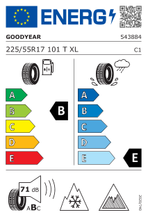 225/55 R17 101T XL, Nordiske vinterdekk