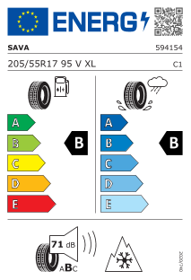 205/55 R17 TL 95V ALL WEATHER XL BSW M+S 3PMSF