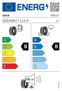 265/65 R17 112H