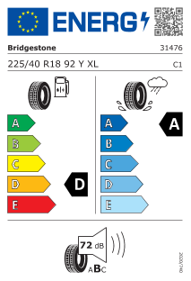 Bridgestone Potenza Sport 225/40 R18 92Y XL prezzo 86,79 €