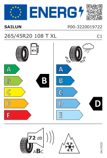 265/45 R20 108T XL