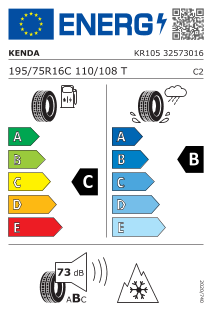 195/75 R16C 110/108T
