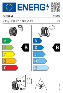 215/60-17XL Pirelli PowerGy 100V 3PMSF
