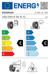 255/35 R19 96W XL, com protecção da jante (MFS)