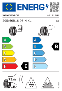 205/60 R16 96H
