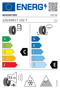 225/65 R17 102T, Nordic compound