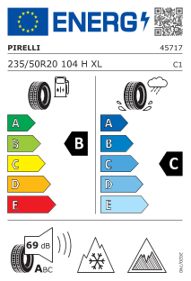 235/50 R20 104H XL Elect, Nordic compound, PNCS