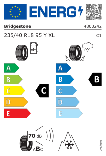 235/40-18XL Bridgestone Turanza All Season 6 FR 95Y 3PMSF