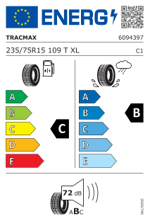 235/75 R15 109T XL