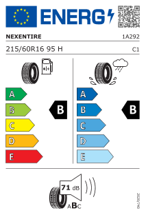 215/60 R16 95H 4PR EVc