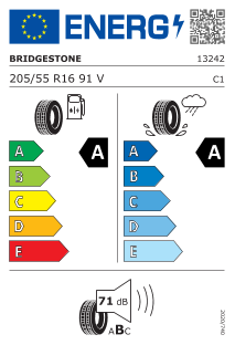 205/55-16 Bridgestone Turanza T005 AO 91V