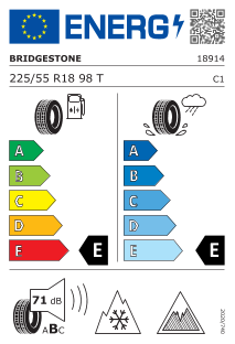 225/55 R18 TL 98T BLIZZAK DM-V3