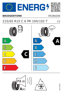 215/65 R15C 104/102T 6PR