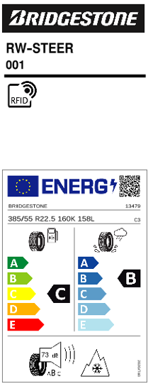 385/55 R22.5 160K doppia indentificazione 158L