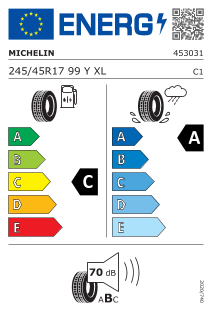 1x Michelin Pilot Alpin PA 4 FSL EL 3PMSF M+S 245/45 R17 99V Winterreifen 