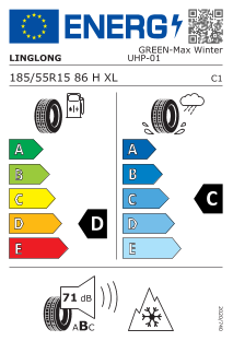 185/55 R15 TL 86H GREEN-MAX WINTER UHP XL M+S 3PM SF