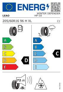 205/60 R16 96H XL