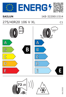 275/40 R20 106V XL