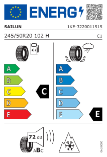 245/50 R20 TL 102H ICE BLAZER ARCTIC EVO SW82 FSL BSW M+S 3PMSF