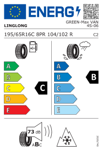 195/65R16C 104/102R Linglong G-M Van 4S CBB73 VANA