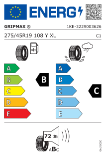 275/45-19XL Gripmax Stature HT 108Y