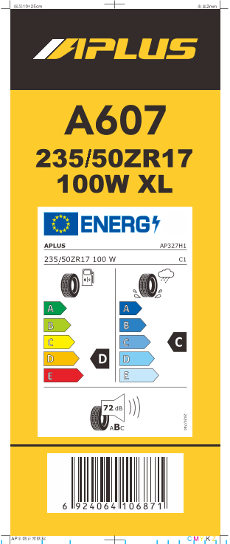 235/50 ZR17 100W XL