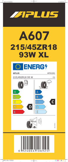 215/45 R18 93W XL