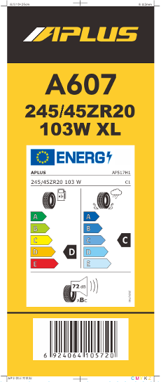 245/45 R20 103W XL