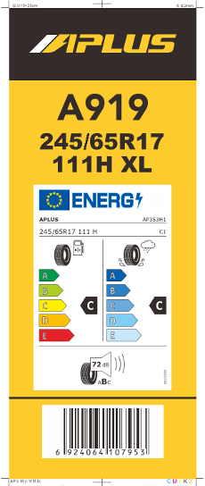 245/65 R17 111H XL