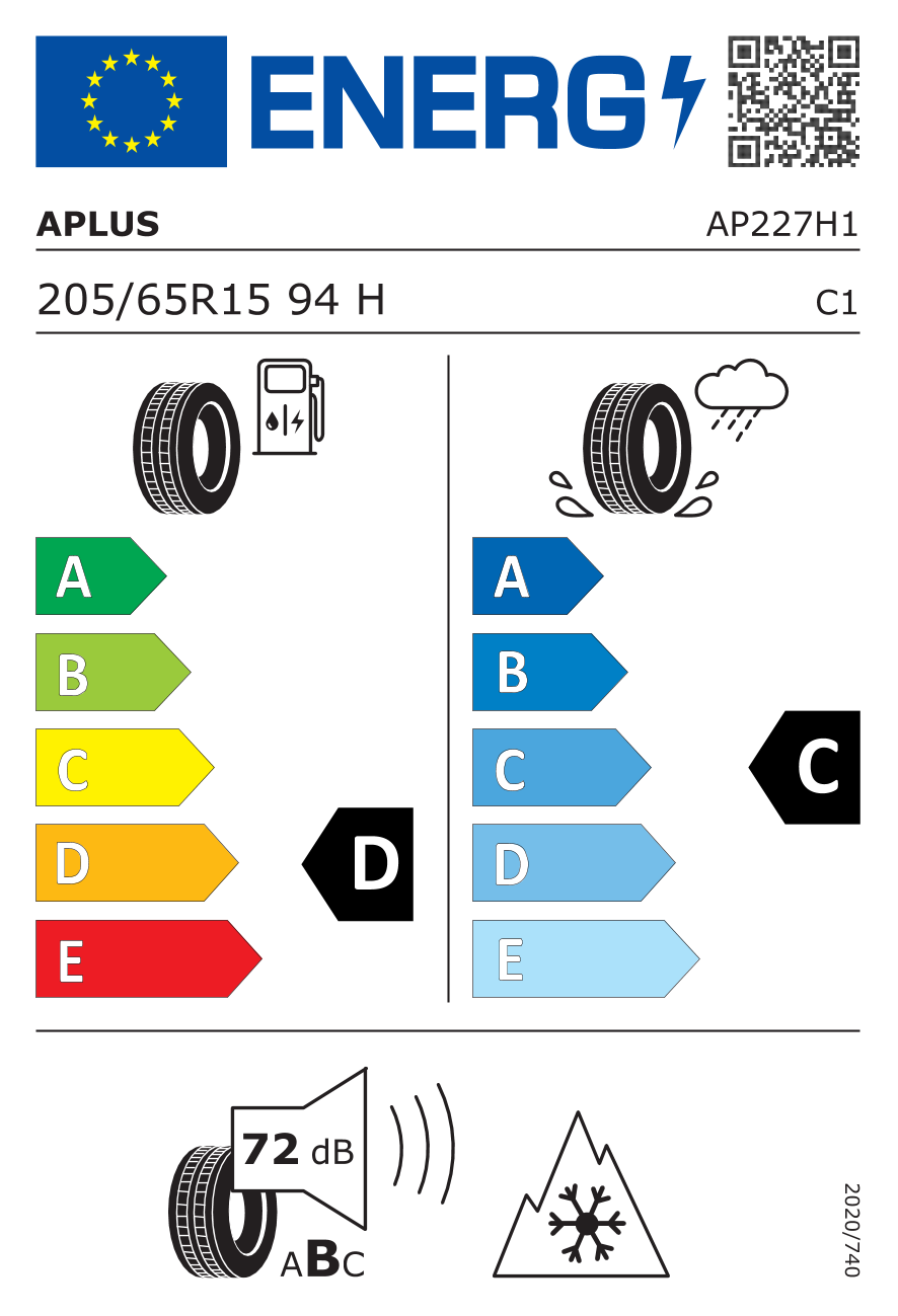 205/65 R15 TL 94H A 501