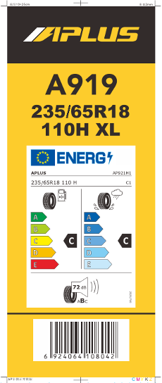 235/65 R18 110H XL