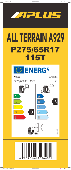 275/65 R17 115T OWL
