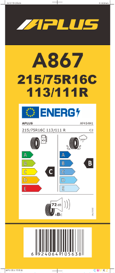 215/75-16 Aplus A867 113R
