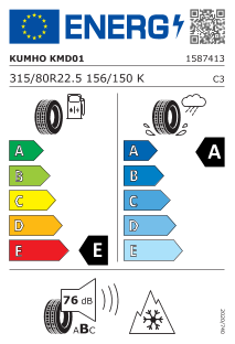 315/80 R22.5 156/150K 20PR