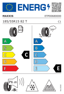 185/55 R15 82T
