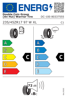 235/45 R17 TL 97W DC-100 XL