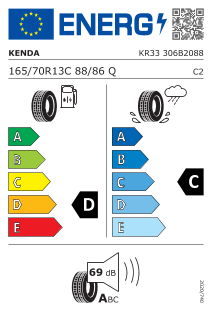 165/70 R13C 88Q
